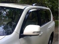 Toyota Land Cruiser Prado (09–12) Дефлекторы боковых окон, темные, 4 части