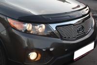 Kia Sorento (10–/13–) Дефлектор капота, темный
