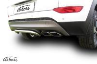 Защита заднего бампера Arbori d42 "скоба" HYUNDAI Tucson 4WD 2015-