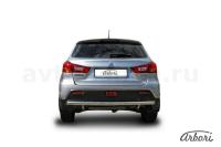 Защита заднего бампера Arbori d57 MITSUBISHI ASX 2010-2012