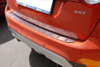 Накладка на задний бампер с силиконом, нерж. сталь Alu-Frost 10-2085 для FORD Kuga