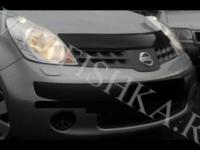 Дефлектор капота темный Nissan Note 2008-