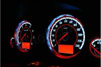 Ford Mondeo MK3 светодиодные шкалы (циферблаты) на панель приборов - дизайн 3
