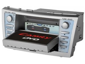 Toyota Camry V40 (06-09) автомагнитола с откидным 7 дюймовым HD экраном, GPS навигацией, PMS