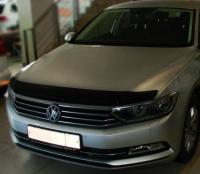 Volkswagen Passat (14–) Дефлектор капота, темный (седан, WG)