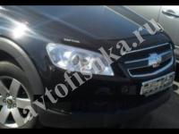 Дефлектор капота темный с надписью Chevrolet Captiva 2006-2011