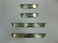 Hyundai Elantra (16–) Накладки на дверные пороги с логотипом, нерж.