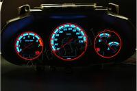 Ford Escort MK7 светодиодные шкалы (циферблаты) на панель приборов - дизайн 2