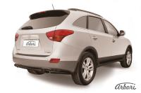Защита заднего бампера Arbori d57 черная HYUNDAI IX-55 2009-