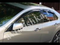 Дефлекторы боковых окон EGR 4 части темные Honda Accord 2008-2012