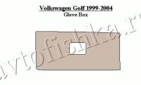 Декоративные накладки салона Volkswagen Golf 1999-2004 Optional перчаточный ящик