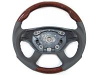 Mercedes W221, W216 (05-08) руль, дизайн AMG, серая кожа - дерево орех