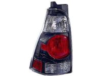 Toyota Hilux, Surf (01-) фонари задние красно-хромированные, комплект 2 шт.