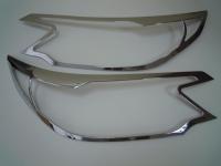 Honda CR-V (12–14) Накладки на передние фары, хром