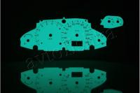 Ford Focus MK1 светодиодные шкалы (циферблаты) на панель приборов - ST дизайн 2