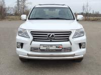 Lexus LX (12–) Защита передняя нижняя (двойная) 76,1/75 мм