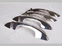 Volkswagen Passat CC (2009-) накладки на ручки дверей из нержавеющей стали, 4 шт.