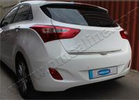 Hyundai i30 (12–) Накладка на нижнюю кромку крышки багажника, нерж., 1 часть