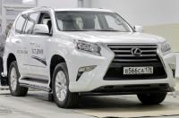 Lexus GX (13–) Защита переднего бампера труба 60 мм черная