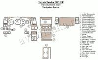 Декоративные накладки салона Toyota Tundra 2007-н.в. полный набор, Bench Seats, Navigation система