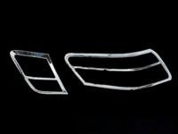 Toyota Camry V40 (06-11) пластиковые хромированные накладки на задние фонари, комплект 4 шт.