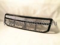 Toyota Land Cruiser Prado 120 (02-) решетка радиатора алюминиевая сетка с черной рамкой.