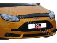 Дефлектор капота темный Ford Focus 3 2011-