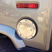 Hummer H2 (02-08) лючок топливного бака с замком нержавейка