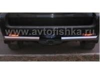 Lexus GX470 защита заднего бампера, труба 70 мм