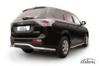 Защита заднего бампера Arbori d57 "волна" длинная MITSUBISHI OUTLANDER 2013-2014