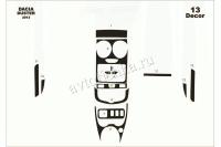 Renault Duster 2013-2017 декоративные накладки (отделка салона) под дерево, карбон, алюминий