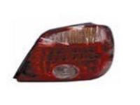 Mitsubishi Outlander (03-06) задние светодиодные красно-белые фонари, в комплекте 2 шт.