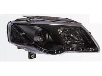 Volkswagen Passat (05-) фары передние линзовые, черные