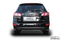 Защита заднего бампера Arbori d57 HYUNDAI SANTA-FE 2010-2012