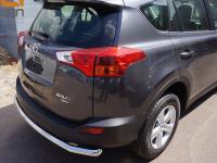 Toyota RAV4 (13–) Защита заднего бампера одинарная d 60 мм, нерж.