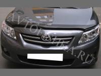 Дефлектор капота тeмный с надписью Toyota Corolla 2006-2013