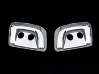 Range Rover (05-) накладки хромированные на задний бампер, над выхлопными трубами, и комплект 2 шт.