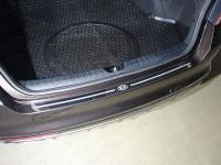 Kia Optima (16–) Накладка на задний бампер (лист зеркальный логотип KIA)