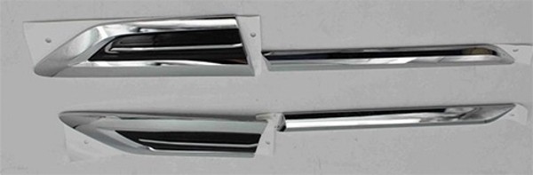 Volkswagen Tiguan (17–) Накладка на крыло и дверь, 4 части, ABS