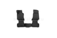 Коврики 3D в салон MERCEDES-BENZ С-Class W205, 2014->, седан, 4 шт. (полиуретан)