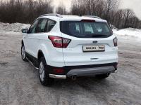 Ford Kuga (17–) Защита задняя (уголки овальные) 75х42 мм