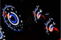 Toyota Supra MK4 светодиодные шкалы (циферблаты) на панель приборов - дизайн 1