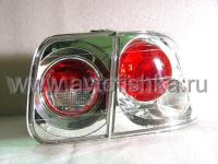 Honda Civic (96-98) 4 дв. фонари задние хромированные, комплект 2 шт.