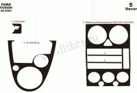 Ford Fusion 2002-2005 декоративные накладки (отделка салона) под дерево, карбон, алюминий
