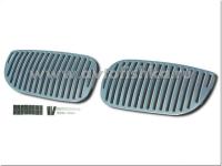 BMW 3 E46 (02-05) решетка радиатора, полированный алюминий, комплект 2 шт.