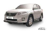 Защита переднего бампера Arbori d76 черная TOYOTA RAV-4 2010-2012