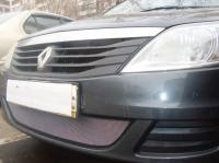 Renault Logan (10–14) Защита радиатора, хром