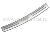 Chevrolet Cruze (08-) накладка заднего бампера верхняя, из нержавеющей стали