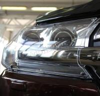 Toyota Land Cruiser (15–) Защита передних фар, прозрачная