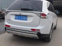 Mitsubishi Outlander (12–13) Накладка на задний бампер